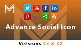 Advance Social Icons