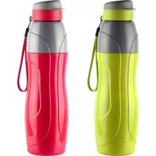 Cello Puro Sports Set of 2 Assorted 900 ml Bottle  (Pack of 1, Multicolor)